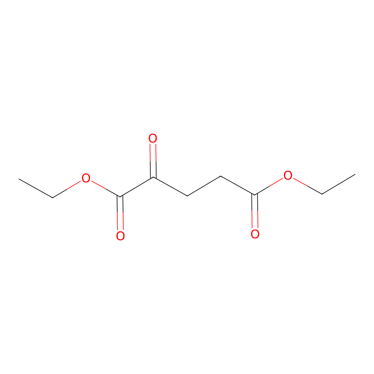 1,5-Diethyl 2-oxopentanedioate molecular structure, CAS 5965-53-7