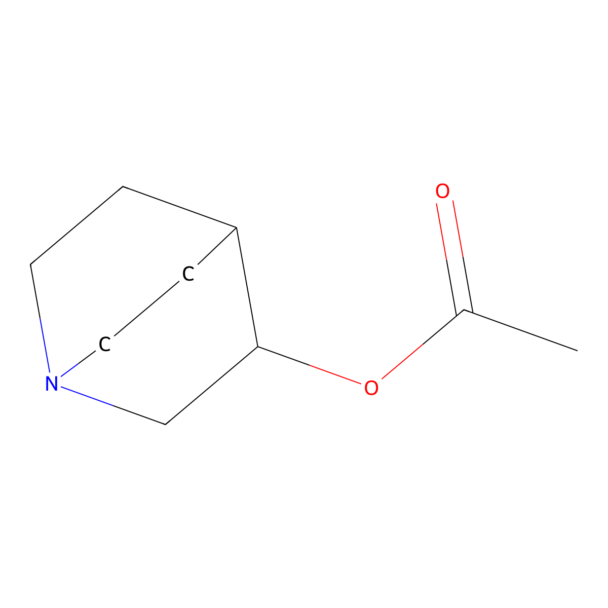 Aceclidine, (R)- molecular structure, CAS 59653-40-6