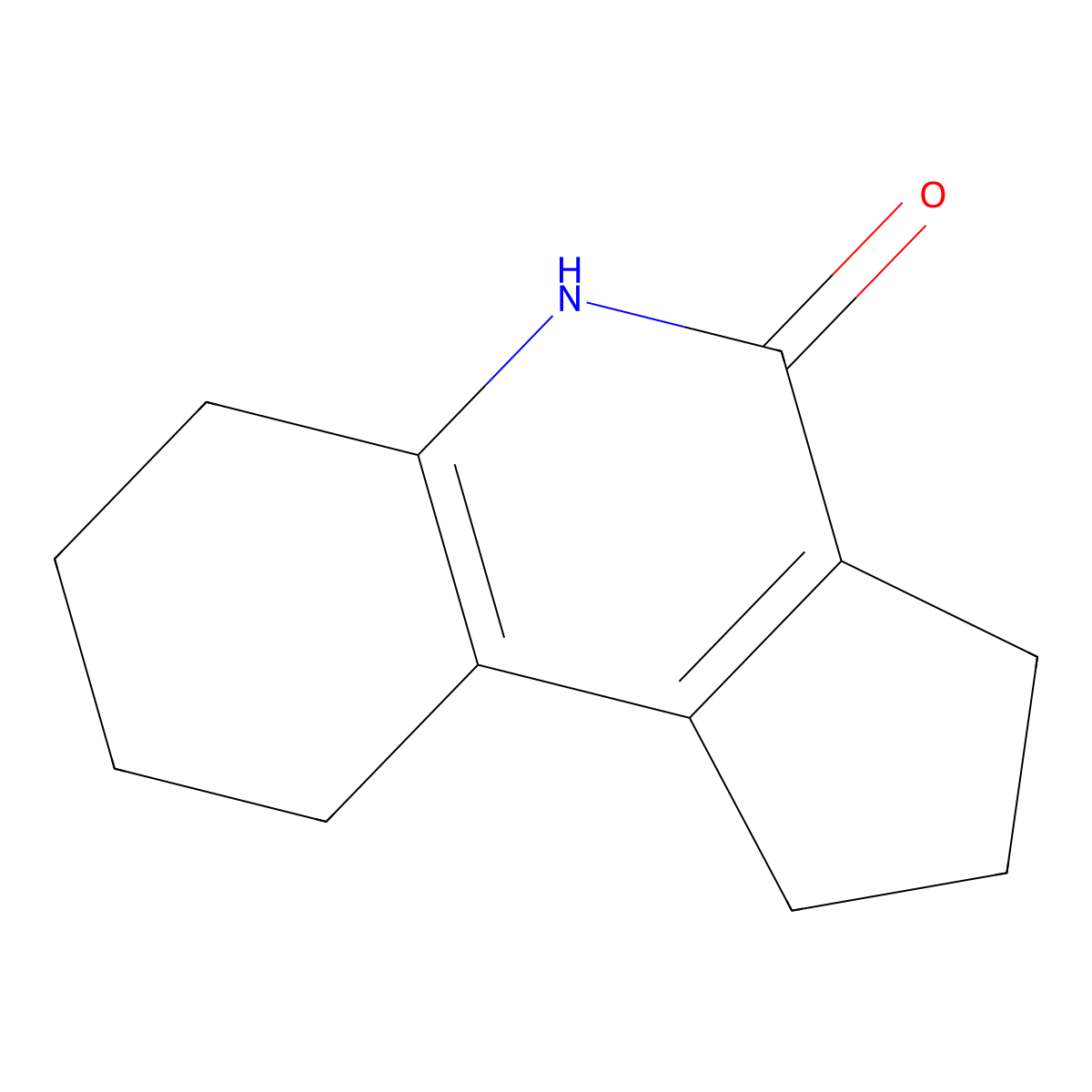 1,2,3,5,6,7,8,9-octahydro-4H-cyclopenta[c]quinolin-4-one molecular structure, CAS 59663-81-9