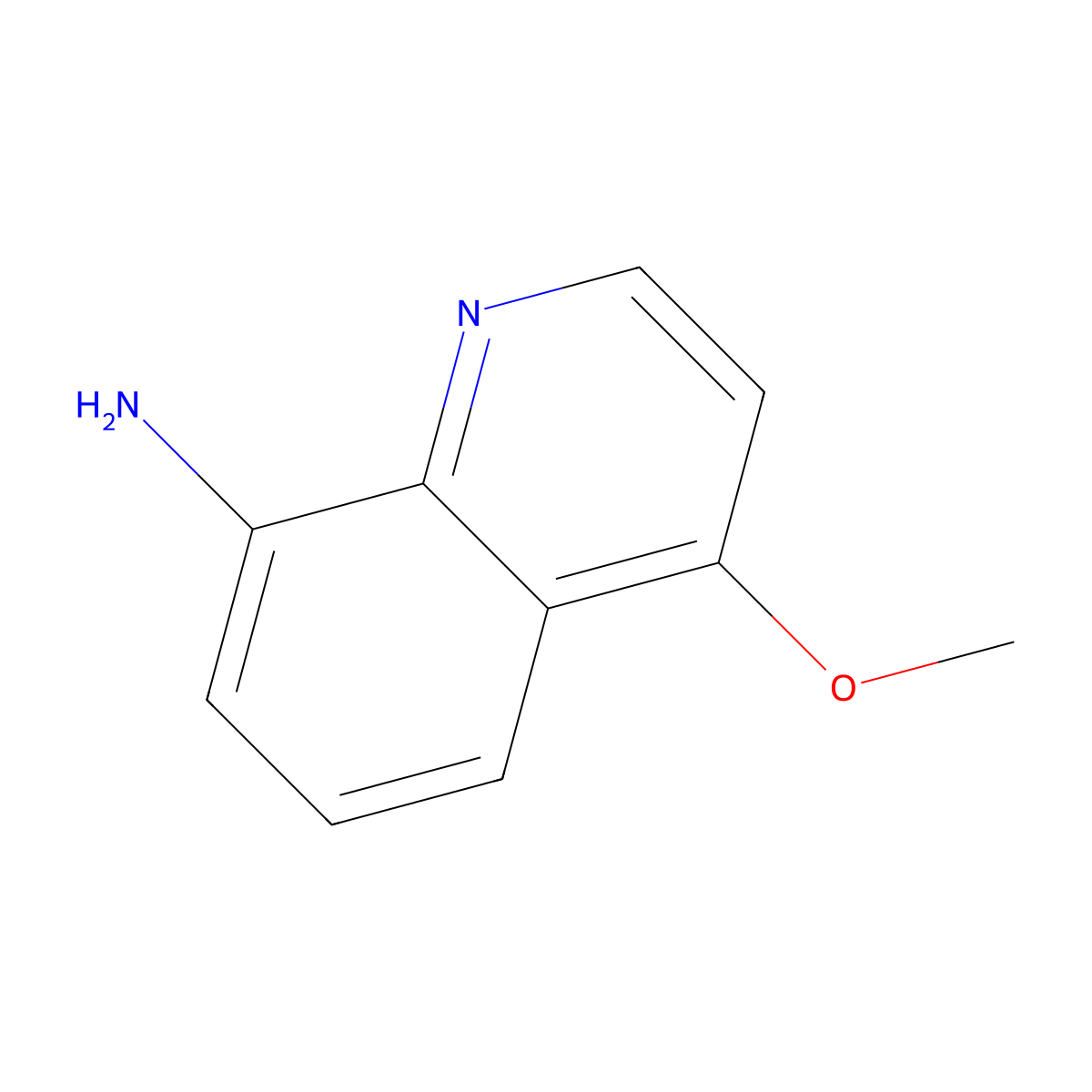 4-Methoxyquinolin-8-amine molecular structure, CAS 59665-93-9