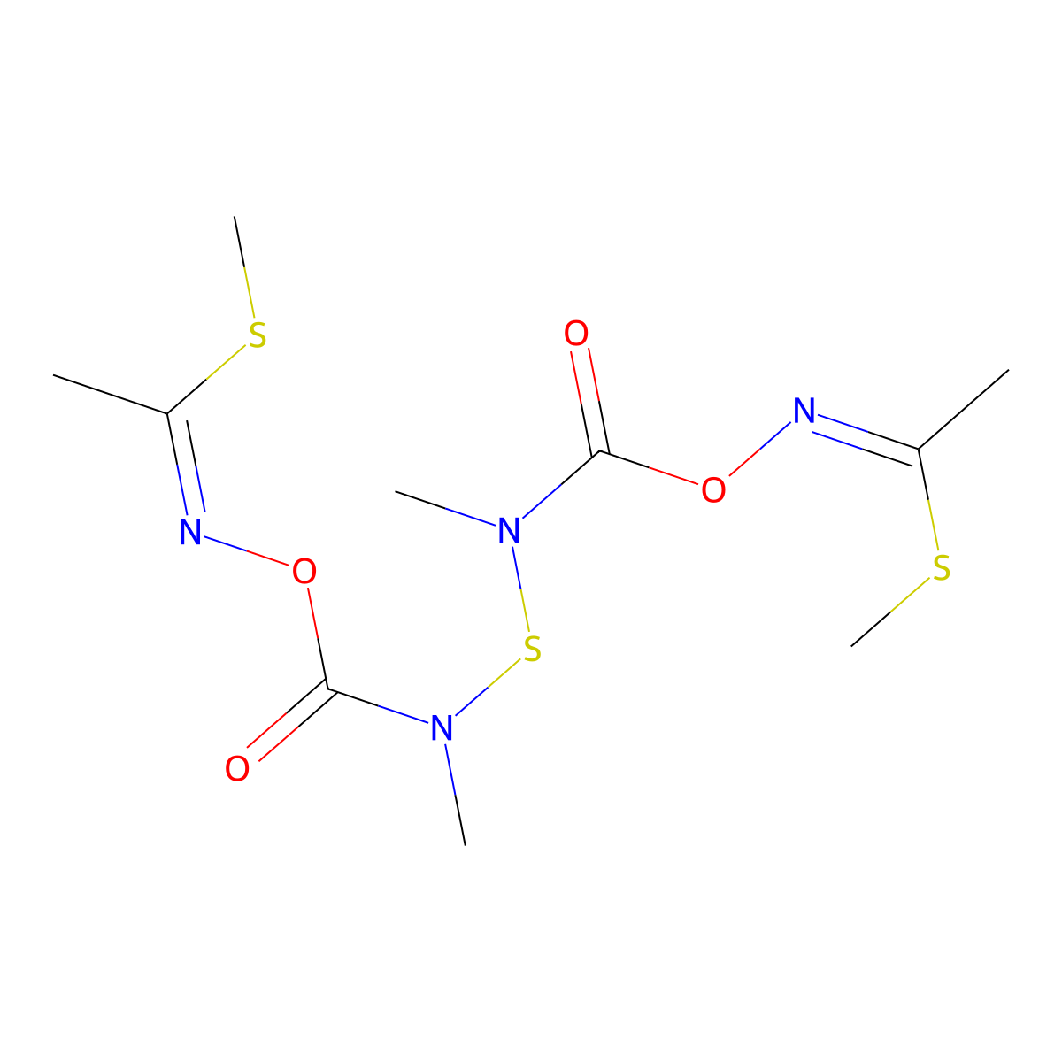 Thiodicarb molecular structure, CAS 59669-26-0