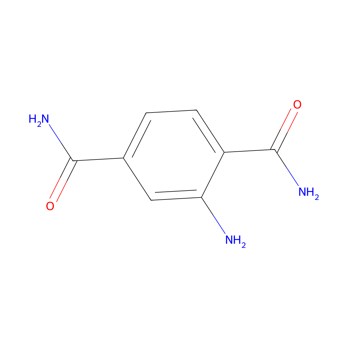 2-Aminoterephthalamide molecular structure, CAS 59674-82-7