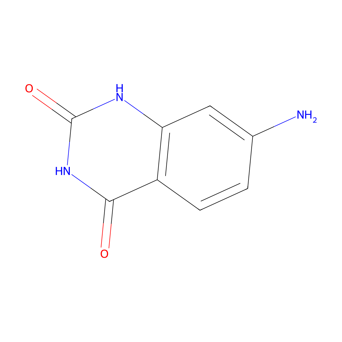 7-Aminoquinazoline-2,4(1H,3H)-dione molecular structure, CAS 59674-85-0