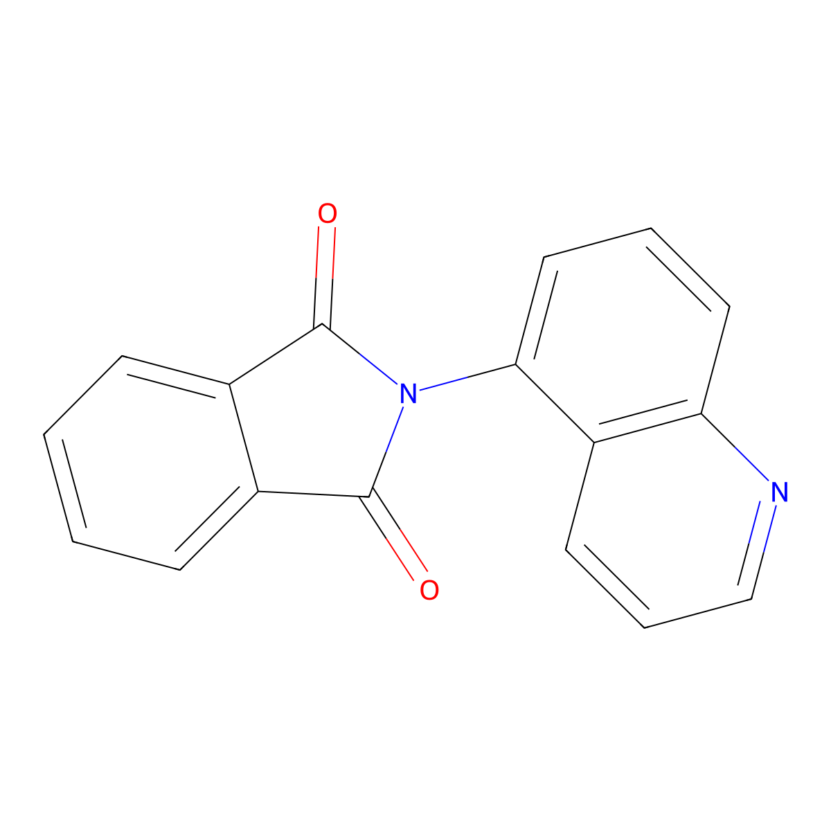 2-(quinolin-5-yl)-1H-isoindole-1,3(2H)-dione molecular structure, CAS 59679-80-0