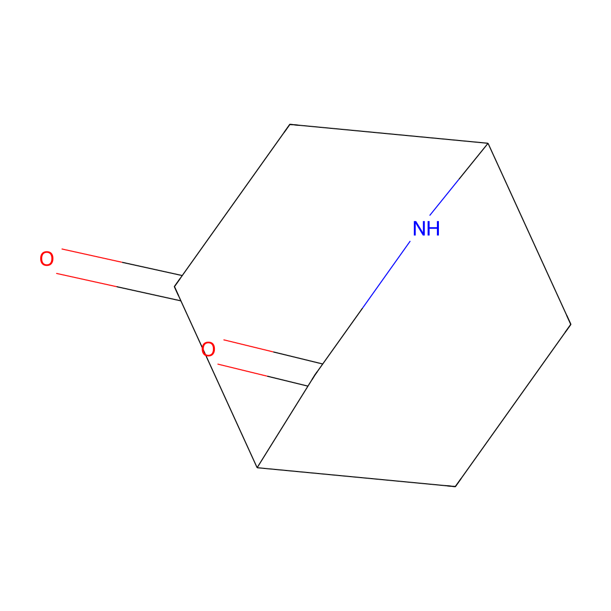 2-Azabicyclo[2.2.2]octane-3,5-dione molecular structure, CAS 596795-04-9