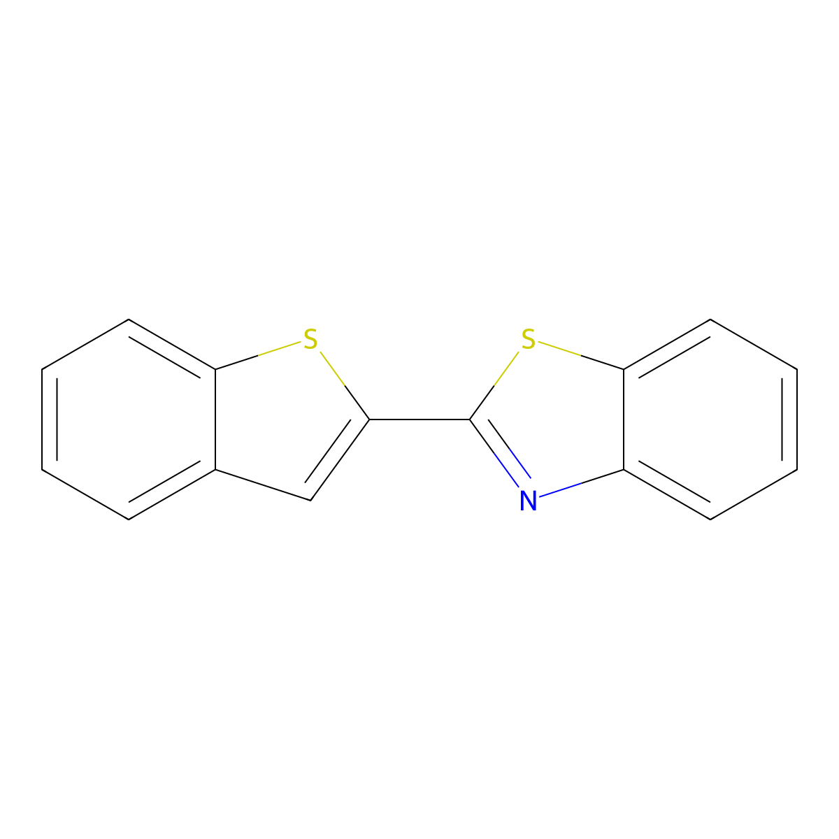 2-(1-Benzothiophen-2-yl)-1,3-benzothiazole molecular structure, CAS 596804-30-7