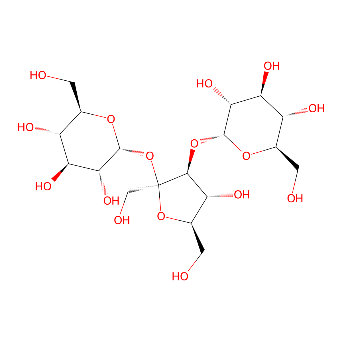 (+)-Melezitose molecular structure, CAS 597-12-6