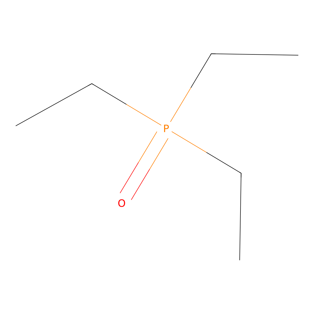 Triethylphosphine oxide molecular structure, CAS 597-50-2