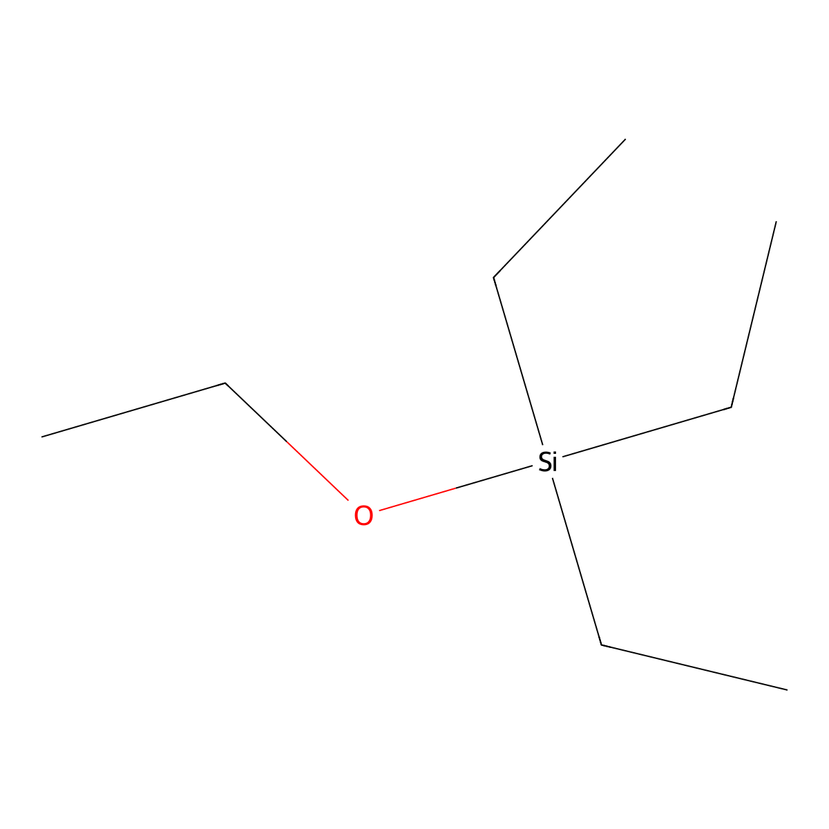 Ethoxytriethylsilane molecular structure, CAS 597-67-1