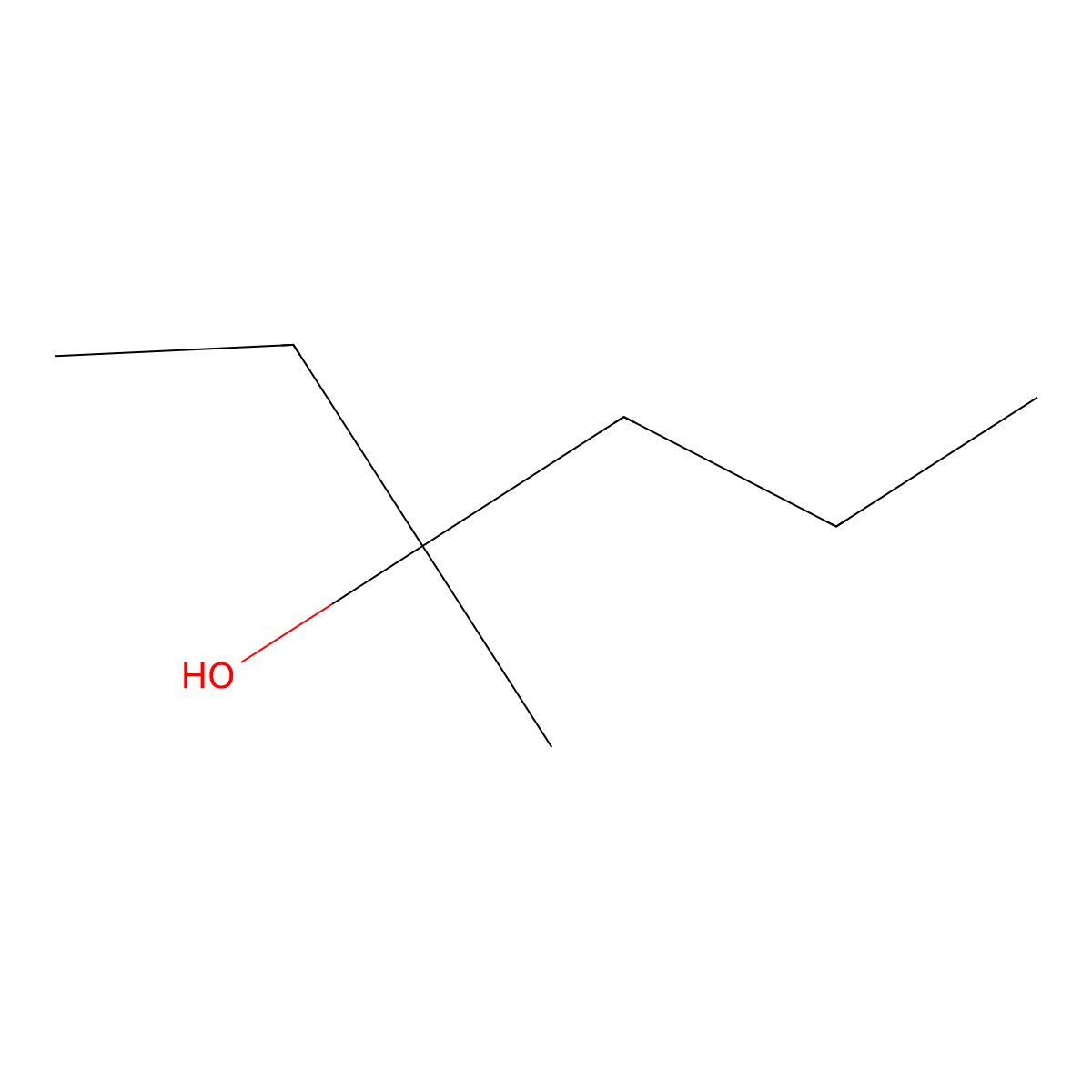 3-Hexanol, 3-methyl- molecular structure, CAS 597-96-6
