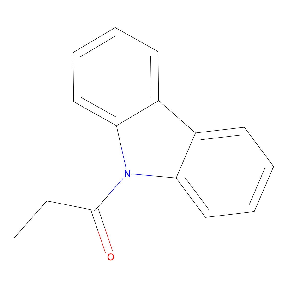 1-Carbazol-9-ylpropan-1-one molecular structure, CAS 59708-36-0