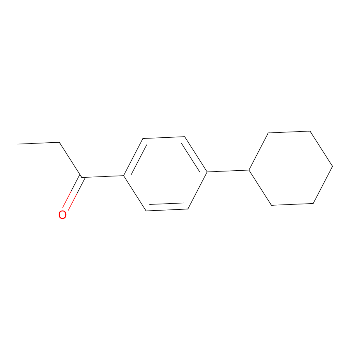 4-Cyclohexylpropiophenon molecular structure, CAS 59721-67-4