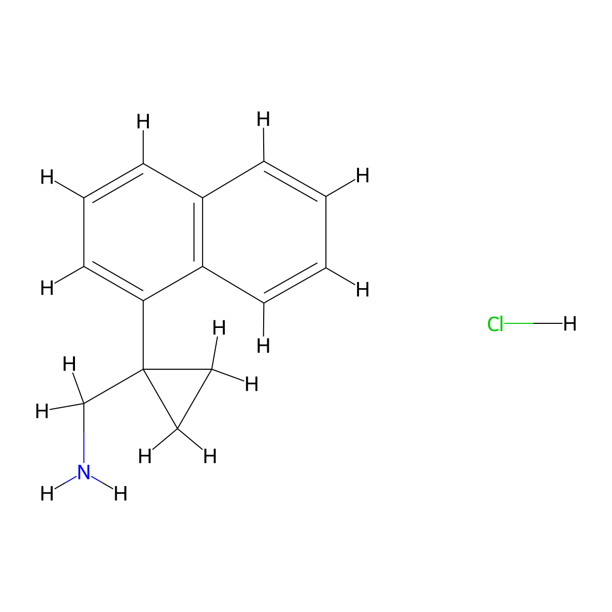 (1-Naphthalen-1-ylcyclopropyl)methanamine;hydrochloride molecular structure, CAS 59726-20-4