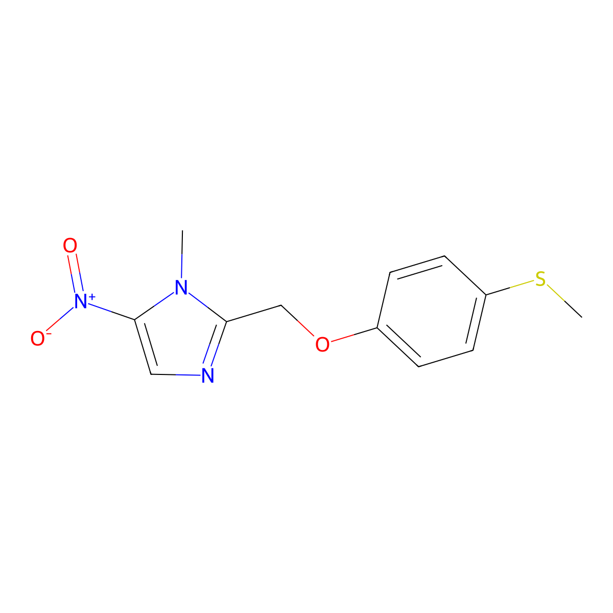 Fexinidazole molecular structure, CAS 59729-37-2