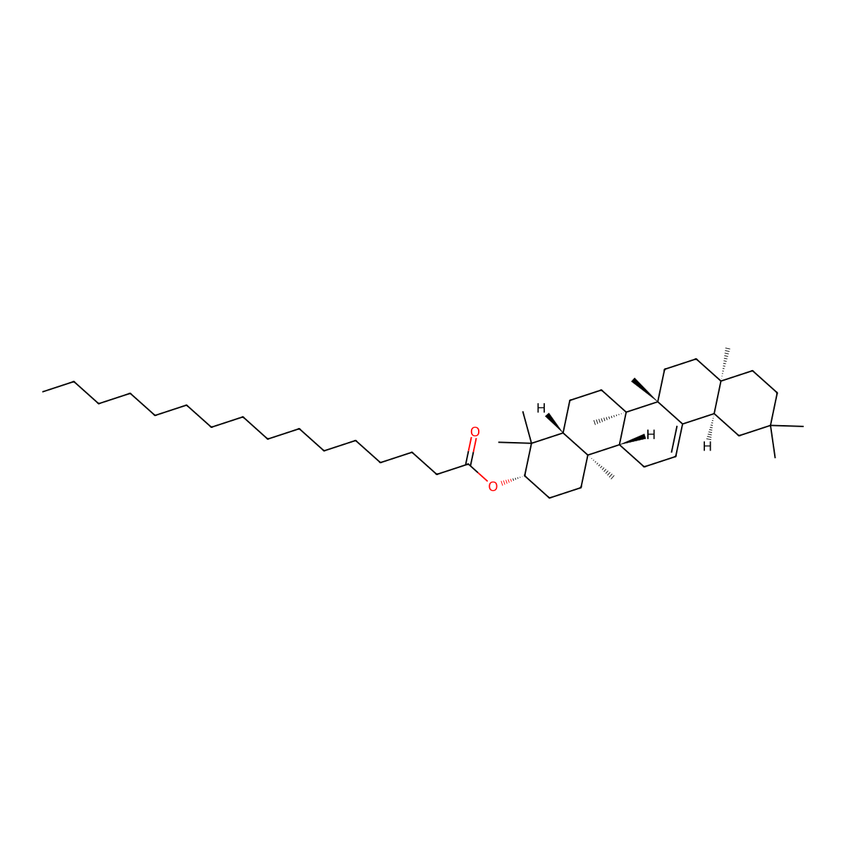 Beta-Amyrin Palmitate molecular structure, CAS 5973-06-8