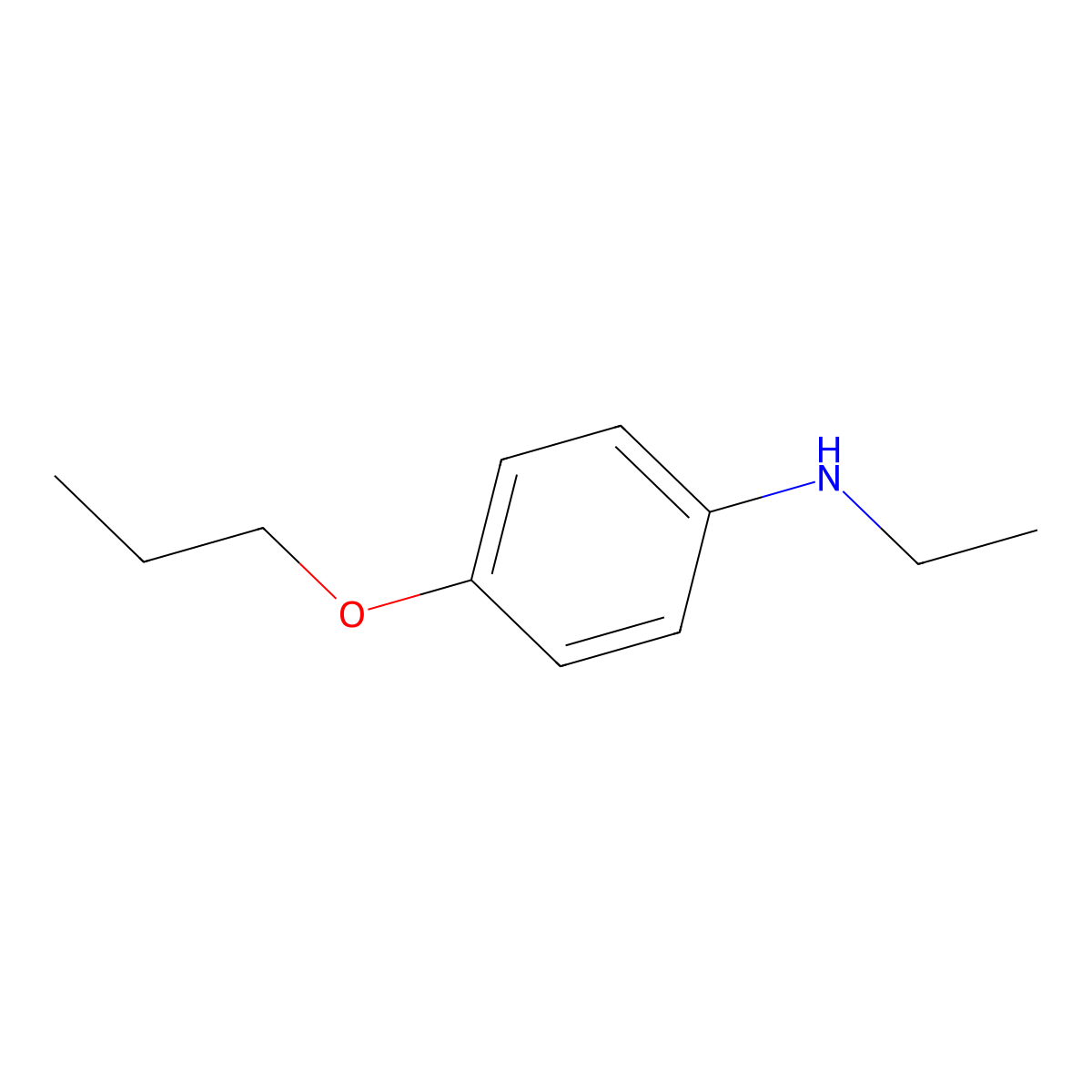 N-Ethyl-N-(4-propoxyphenyl)amine molecular structure, CAS 59731-93-0