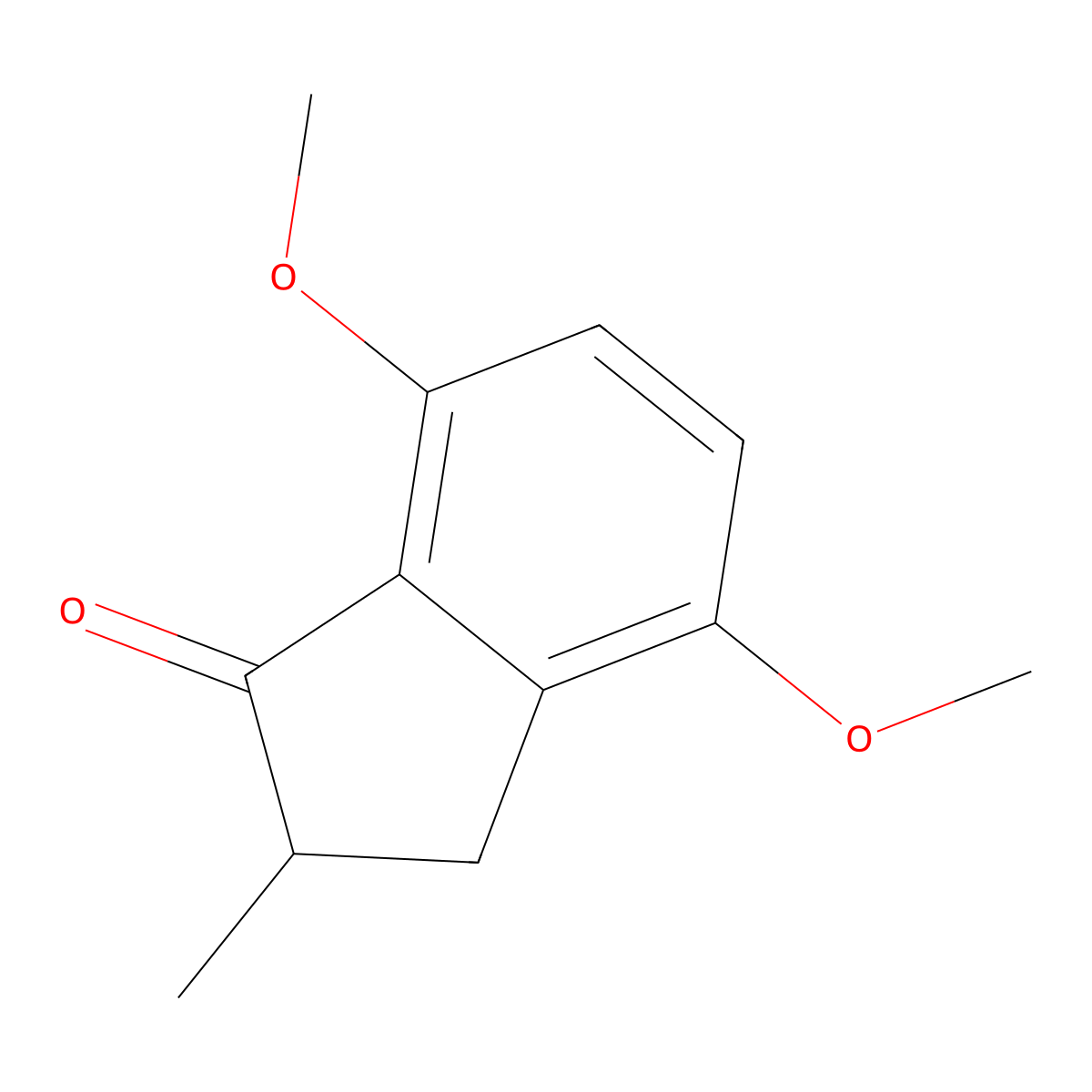 4,7-Dimethoxy-2-methyl-2,3-dihydro-1H-inden-1-one molecular structure, CAS 59743-69-0