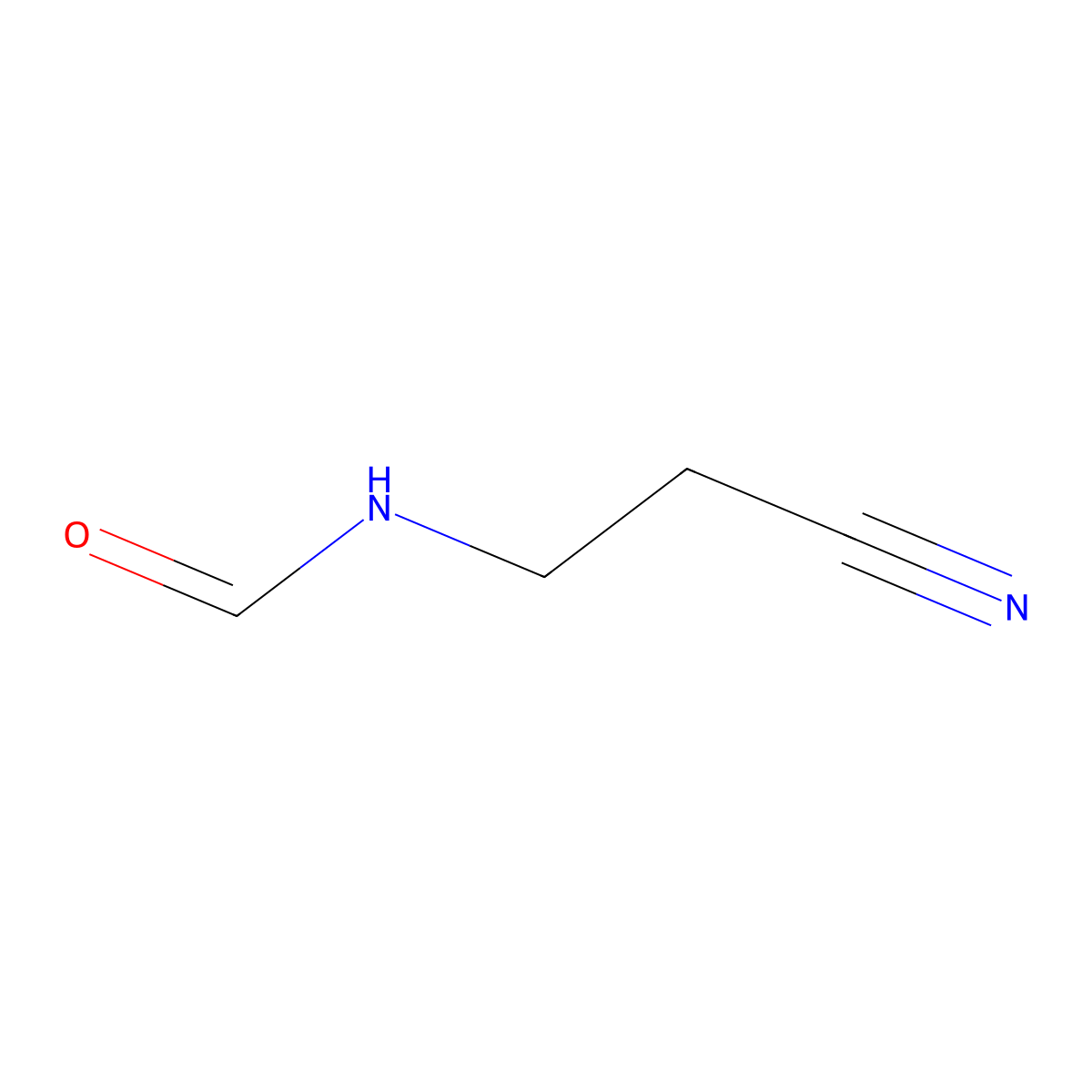 N-(2-Cyanoethyl)formamide molecular structure, CAS 59749-65-4
