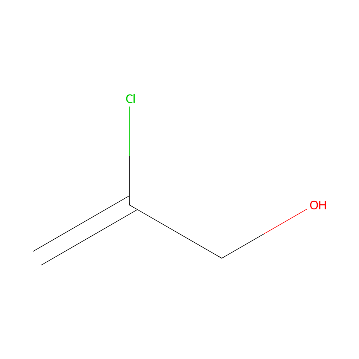 2-Chloro-2-propen-1-ol molecular structure, CAS 5976-47-6