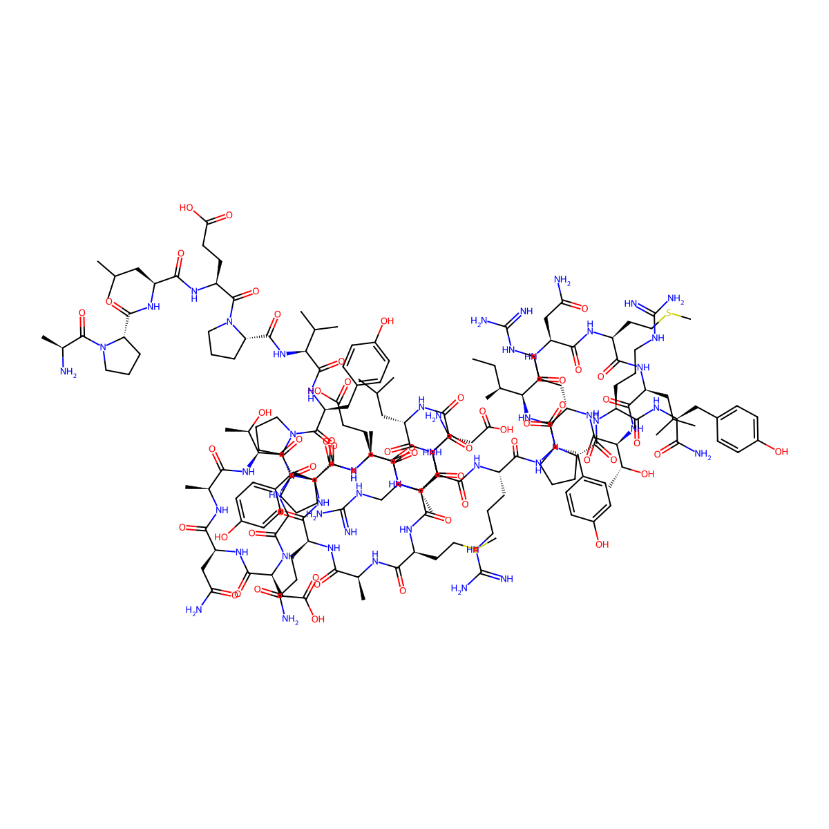 Pancreatic Polypeptide molecular structure, CAS 59763-91-6