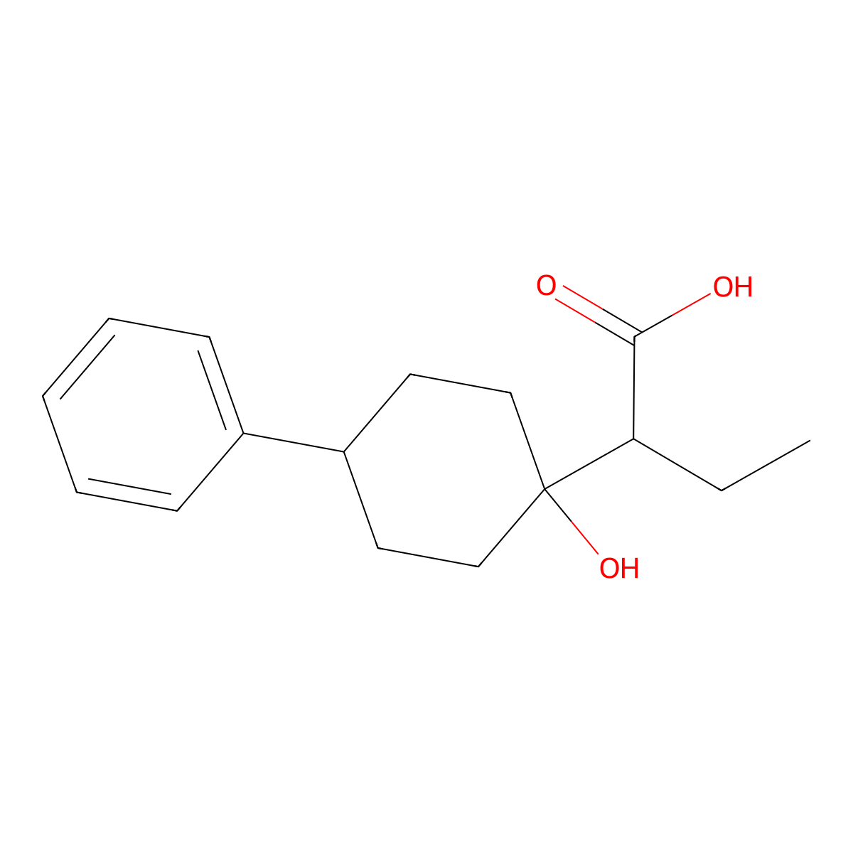 Fencibutirol molecular structure, CAS 5977-10-6