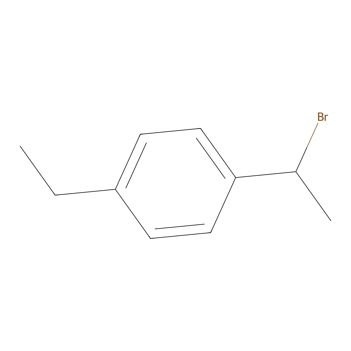 1-(1-Bromoethyl)-4-ethylbenzene molecular structure, CAS 59770-97-7