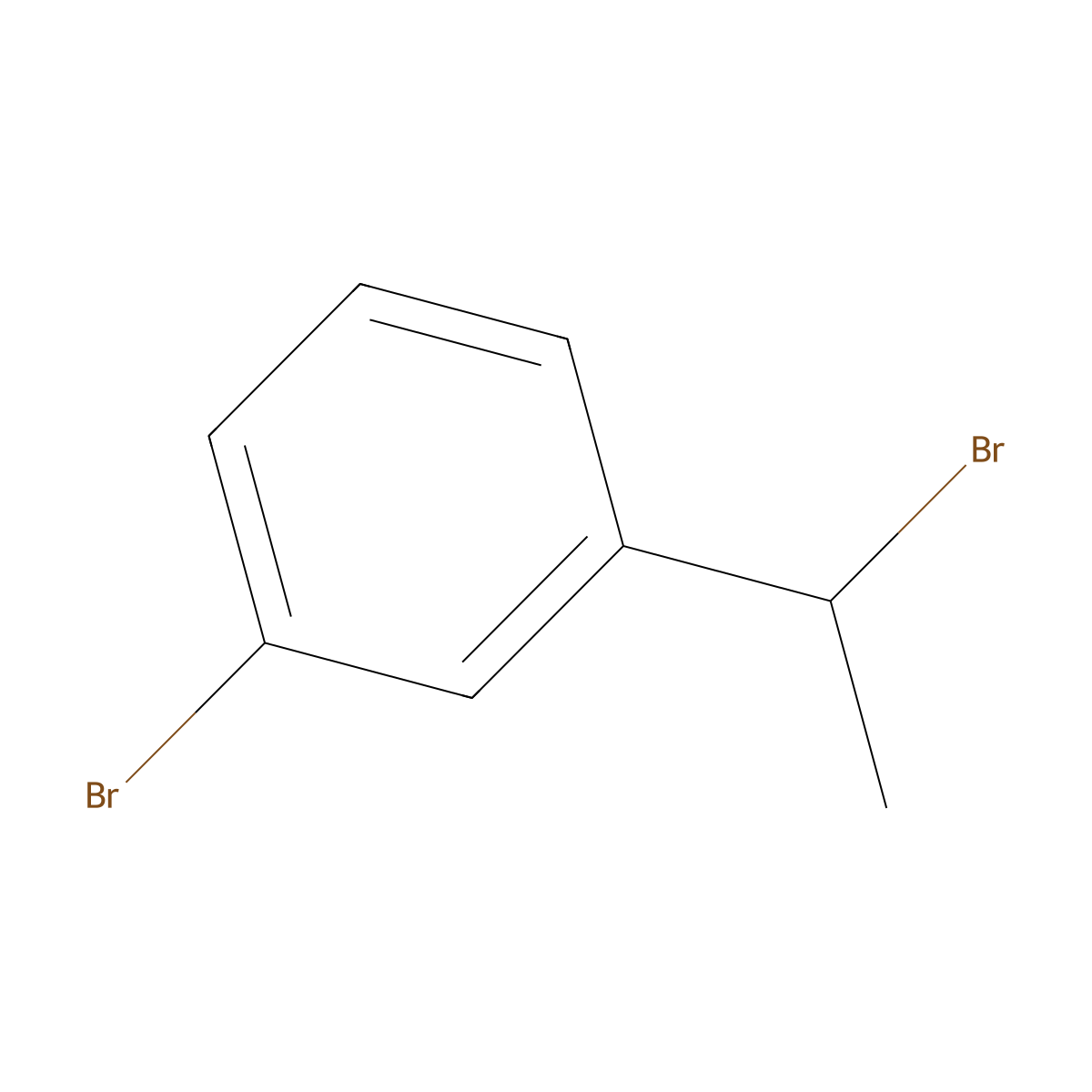 1-Bromo-3-(1-bromoethyl)benzene molecular structure, CAS 59770-98-8