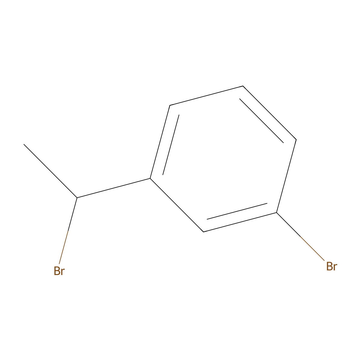 1-Bromo-3-(1-bromoethyl)benzene molecular structure, CAS 59770-98-8