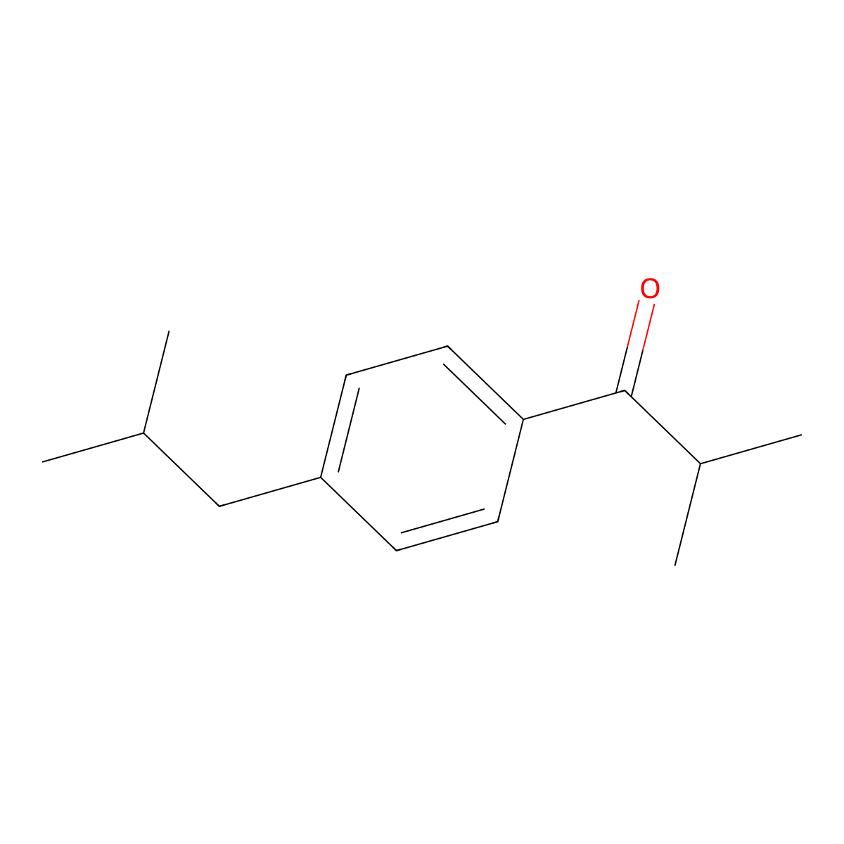 4'-iso-Butyl-2-methylpropiophenone molecular structure, CAS 59771-25-4