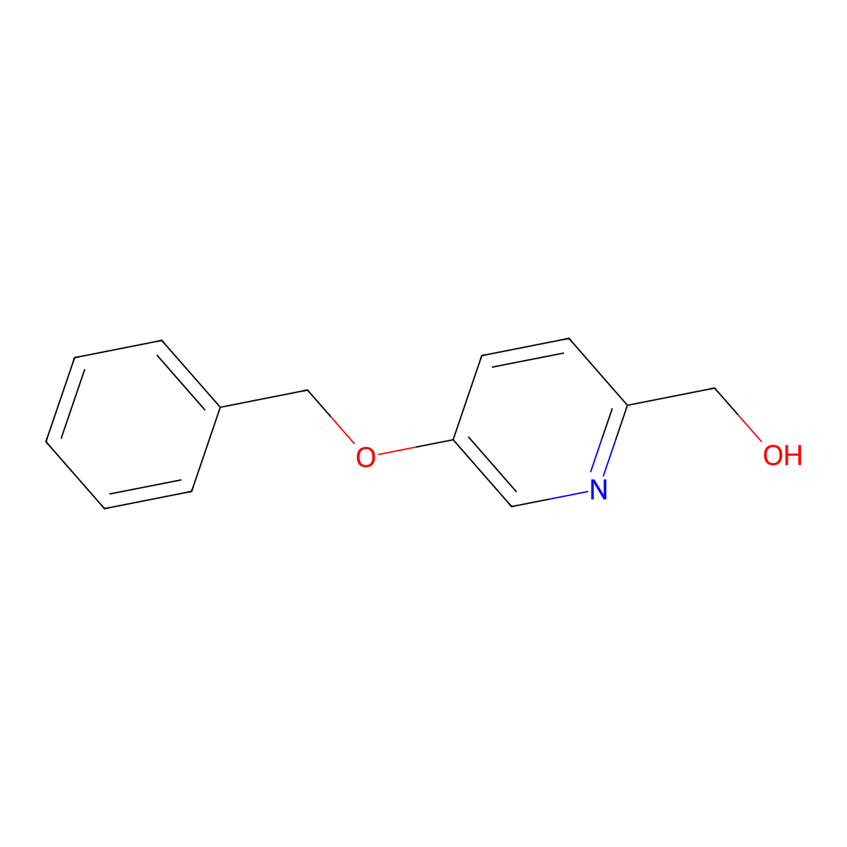(5-(Benzyloxy)pyridin-2-yl)methanol molecular structure, CAS 59781-11-2