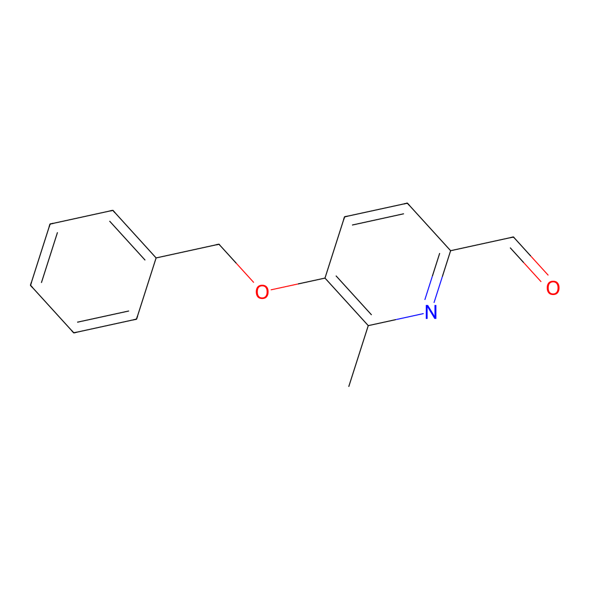 5-(Benzyloxy)-6-methylpicolinaldehyde molecular structure, CAS 59781-12-3