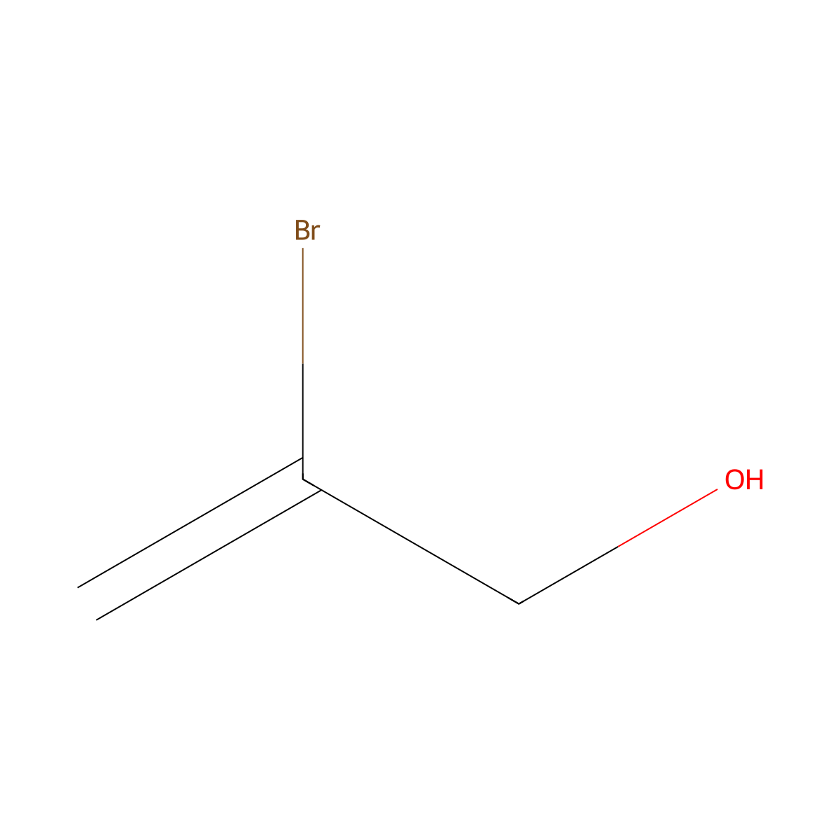 2-Bromoallyl Alcohol molecular structure, CAS 598-19-6