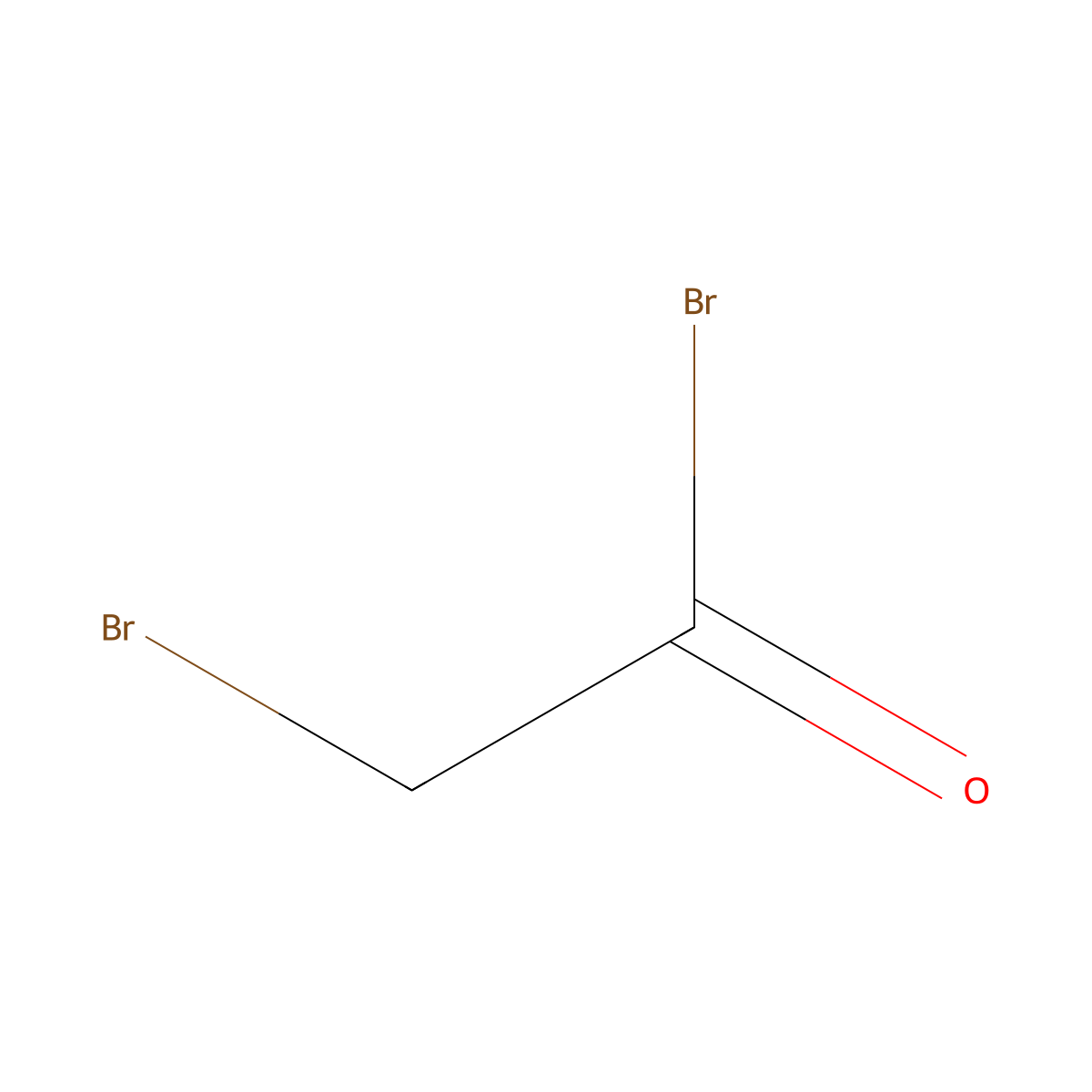 Bromoacetyl bromide molecular structure, CAS 598-21-0
