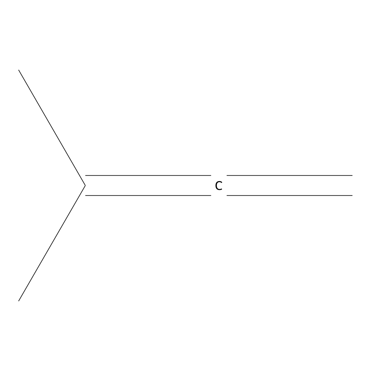 3-Methyl-1,2-butadiene molecular structure, CAS 598-25-4