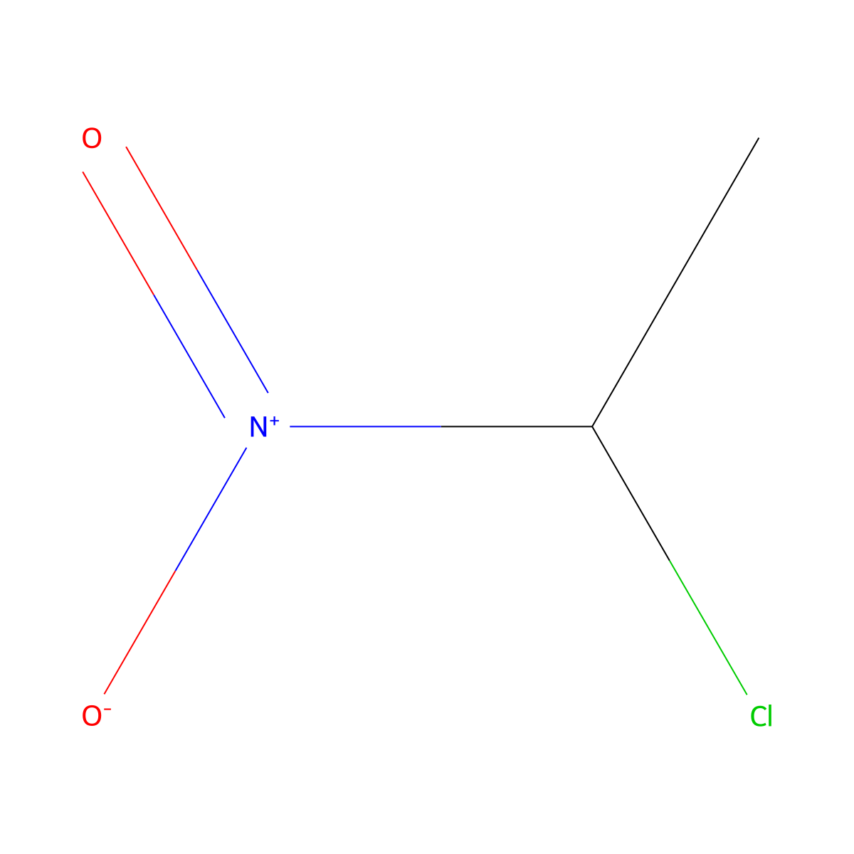 1-Chloro-1-nitroethane molecular structure, CAS 598-92-5