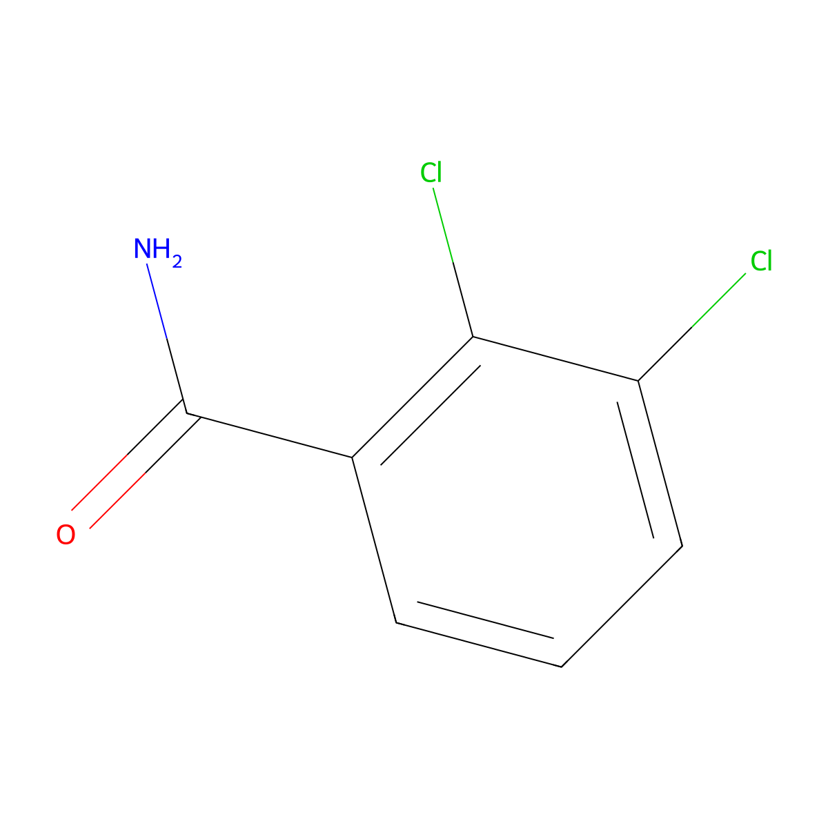 2,3-Dichlorobenzamide molecular structure, CAS 5980-24-5