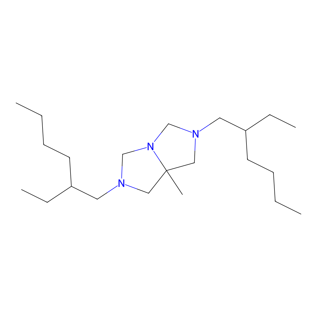 Hexedine molecular structure, CAS 5980-31-4