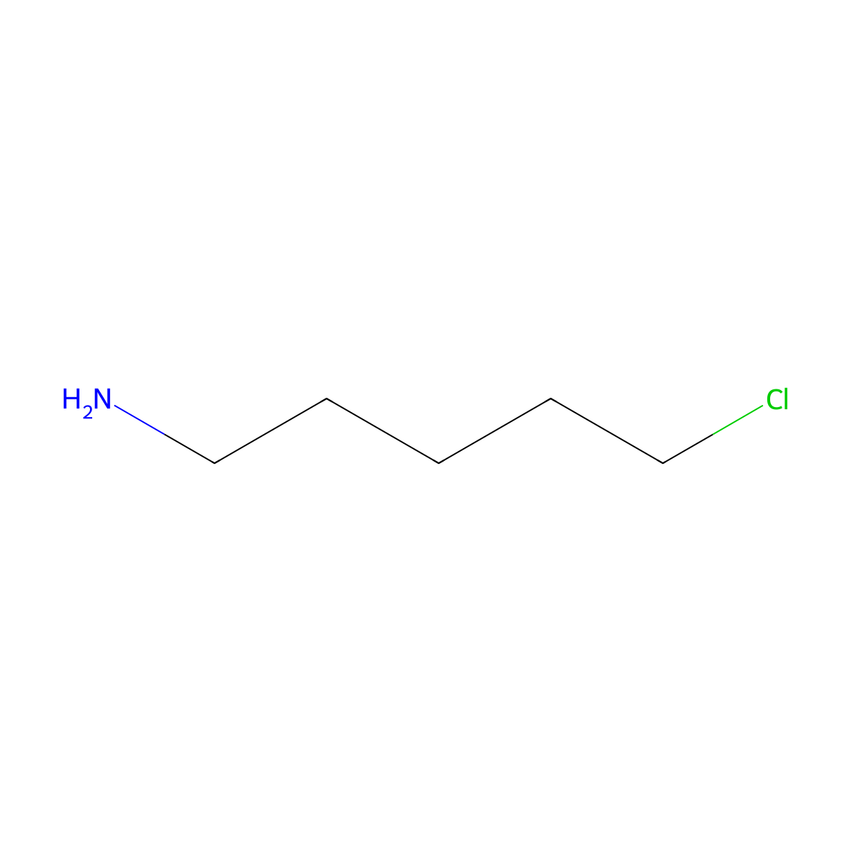 5-Chloropentan-1-amine molecular structure, CAS 59801-88-6