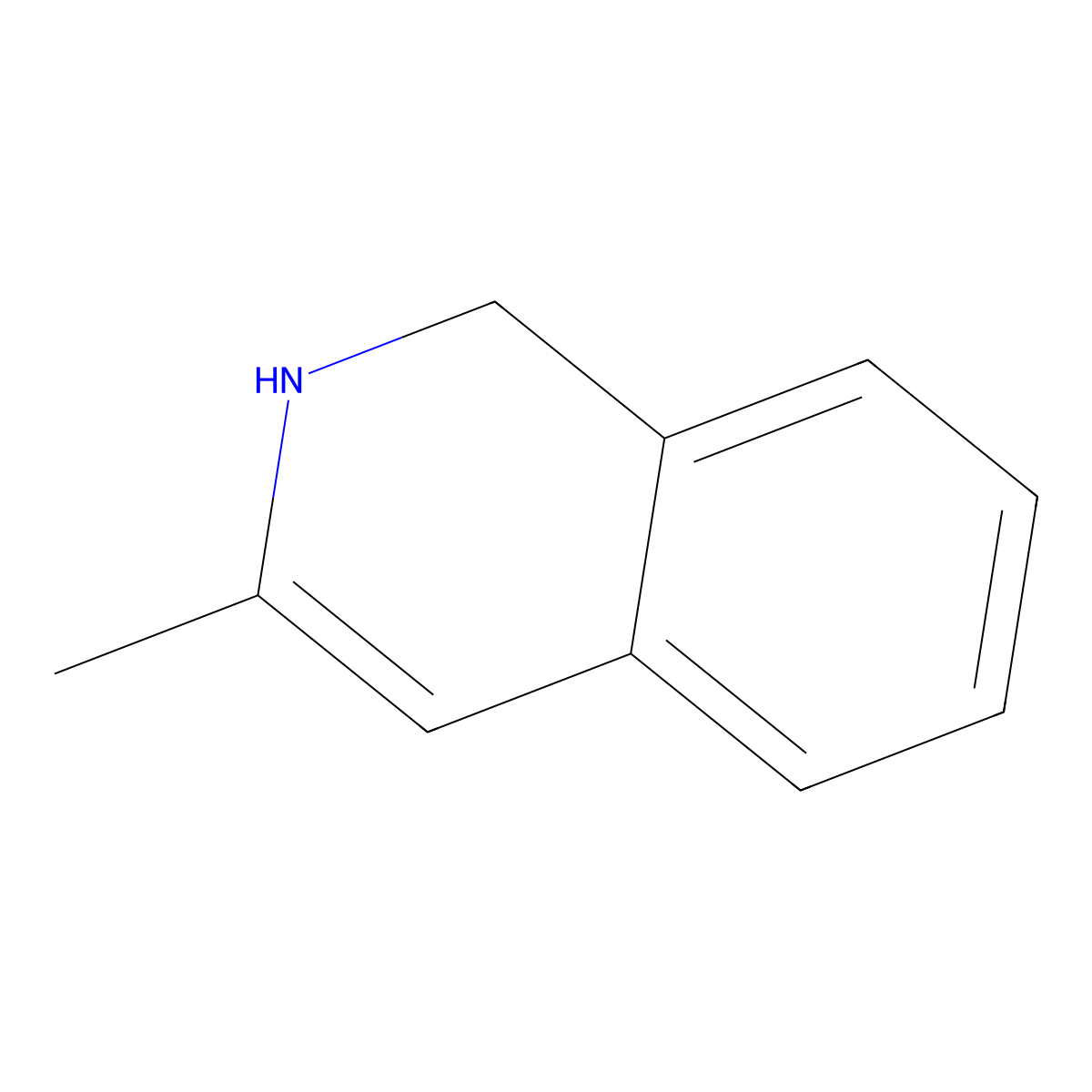 3-Methyl-1,2-dihydroisoquinoline molecular structure, CAS 59816-89-6