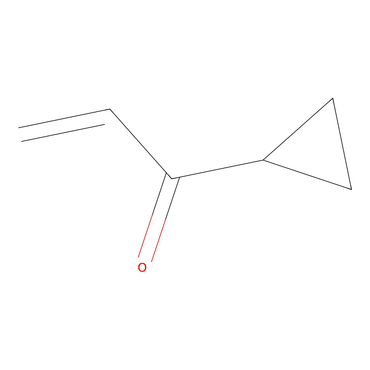 1-Cyclopropylprop-2-en-1-one molecular structure, CAS 59819-62-4