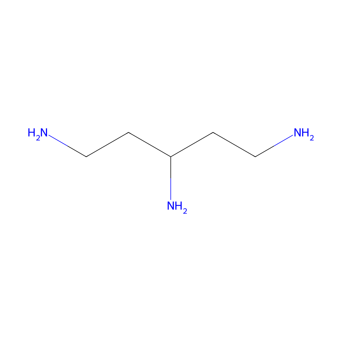 Pentane-1,3,5-triamine molecular structure, CAS 59821-81-7