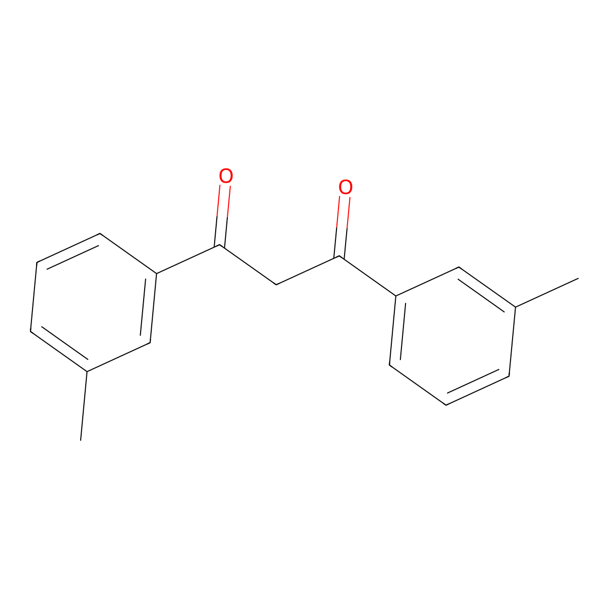 1,3-Bis(3-methylphenyl)-1,3-propanedione molecular structure, CAS 59826-44-7
