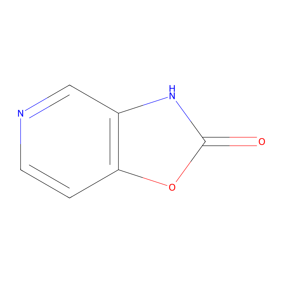 Oxazolo[4,5-c]pyridin-2(3H)-one molecular structure, CAS 59851-50-2