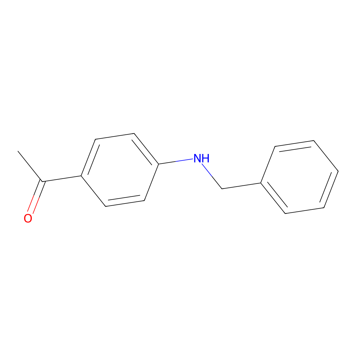 1-[4-(Benzylamino)phenyl]ethan-1-one molecular structure, CAS 59852-82-3