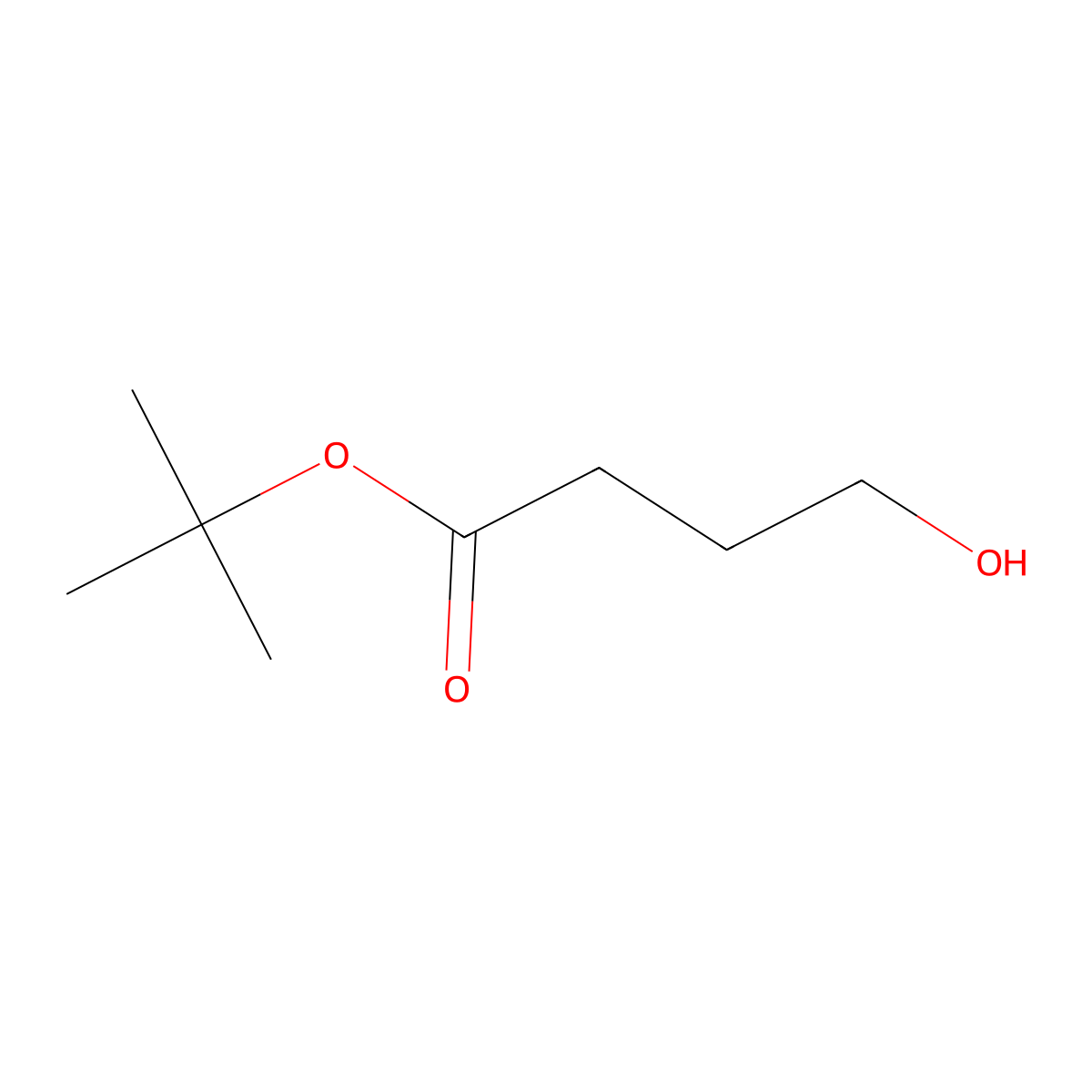 tert-Butyl 4-hydroxybutanoate molecular structure, CAS 59854-12-5