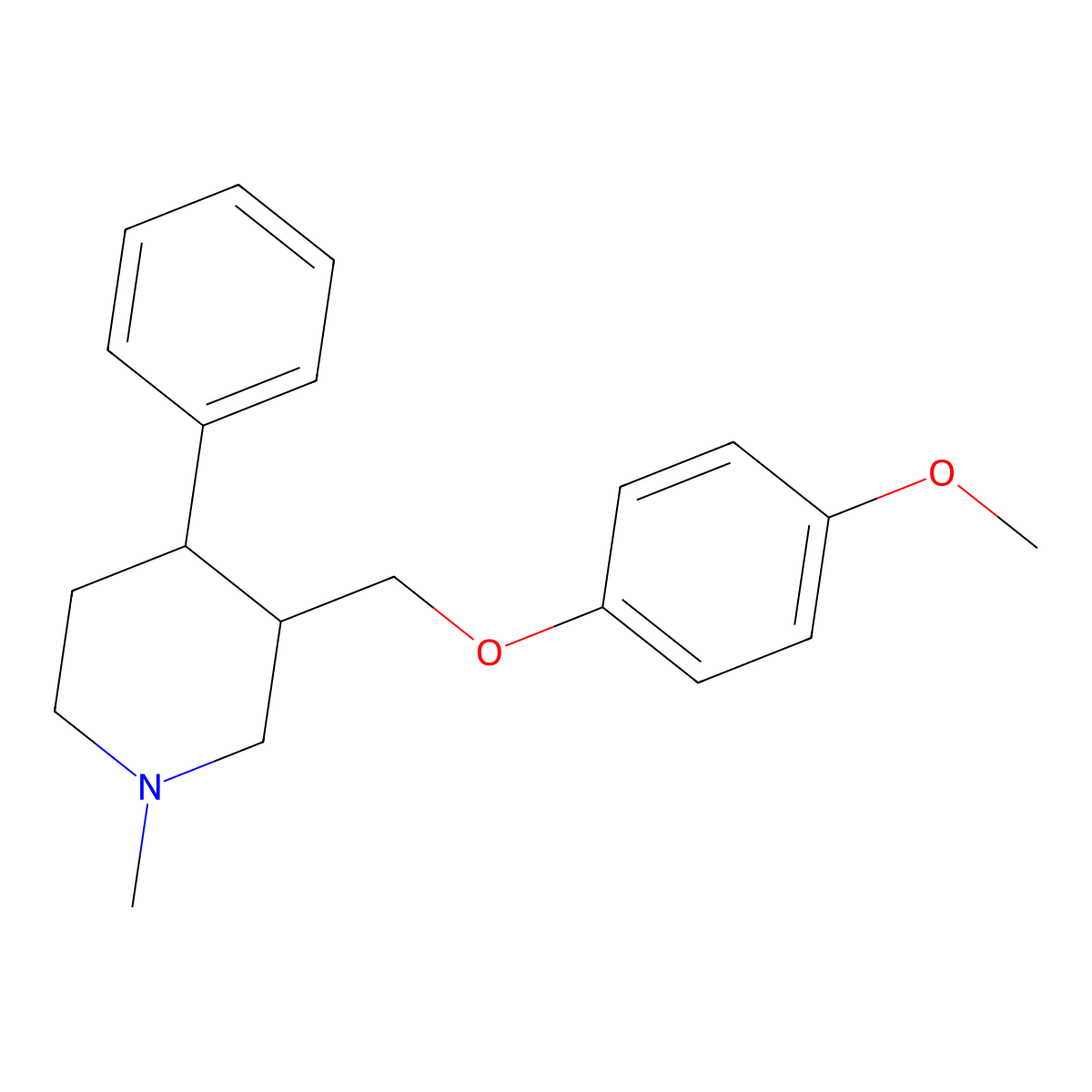 (+)-Femoxetine molecular structure, CAS 59859-58-4