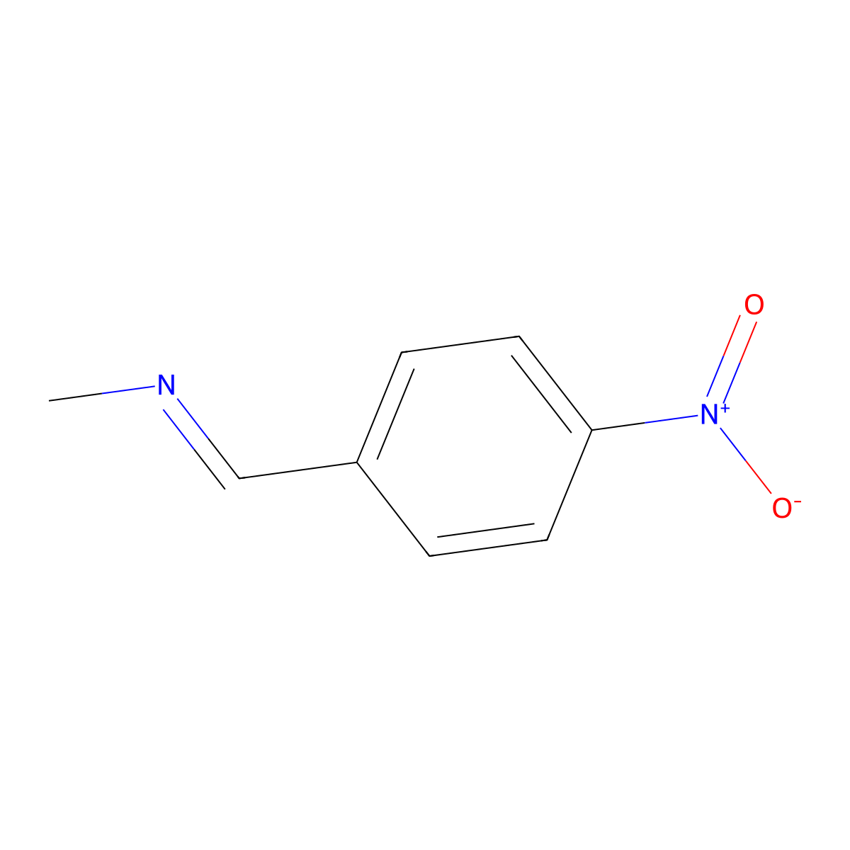 n-[(e)-(4-Nitrophenyl)methylene]methanamine molecular structure, CAS 59862-73-6