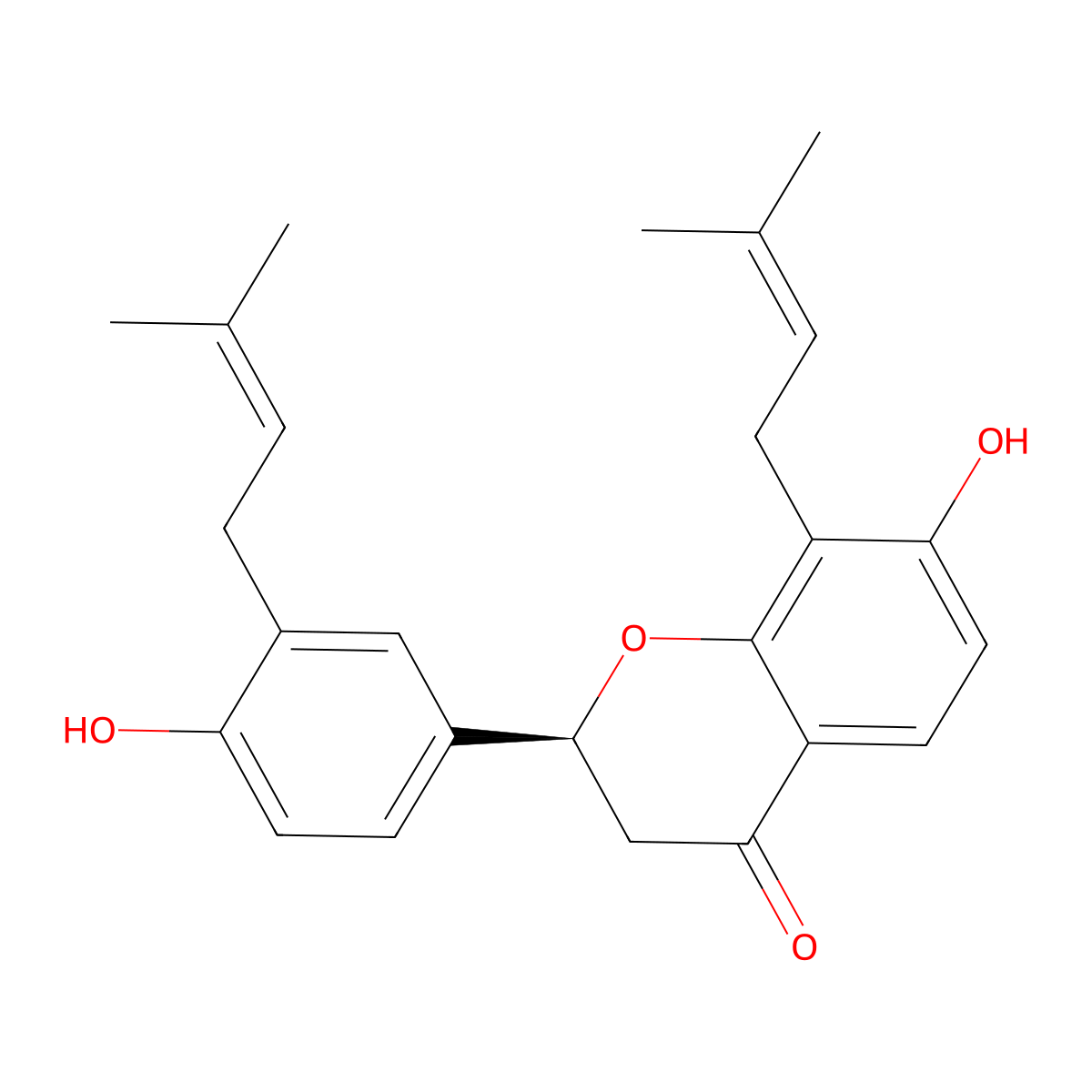 Glabrol molecular structure, CAS 59870-65-4