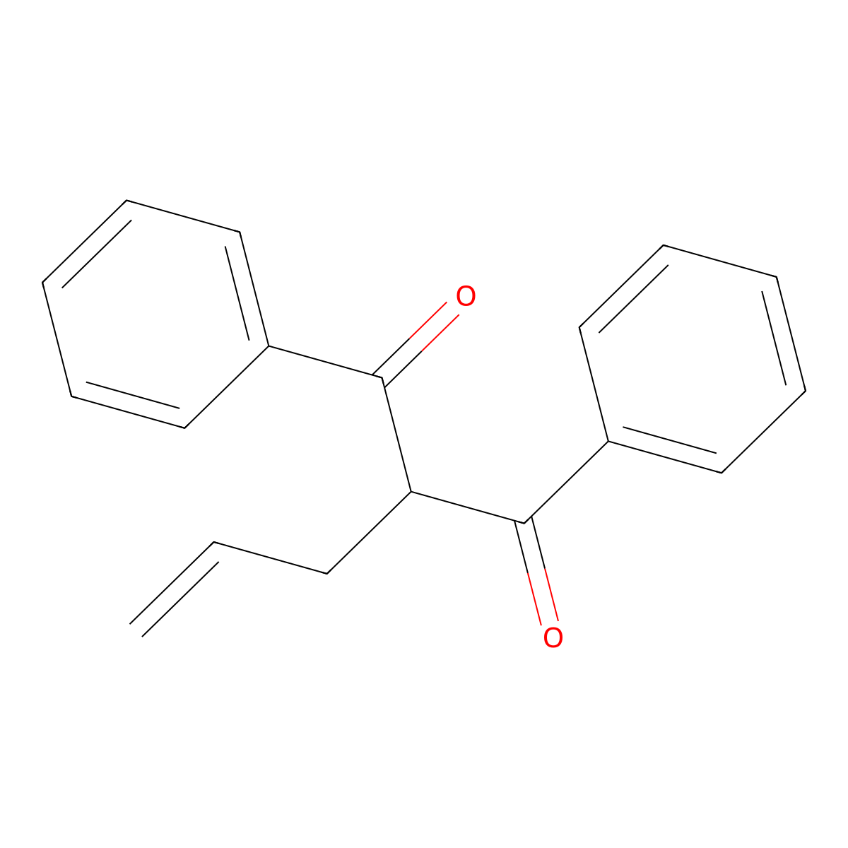 1,3-Diphenyl-2-prop-2-enylpropane-1,3-dione molecular structure, CAS 59875-97-7
