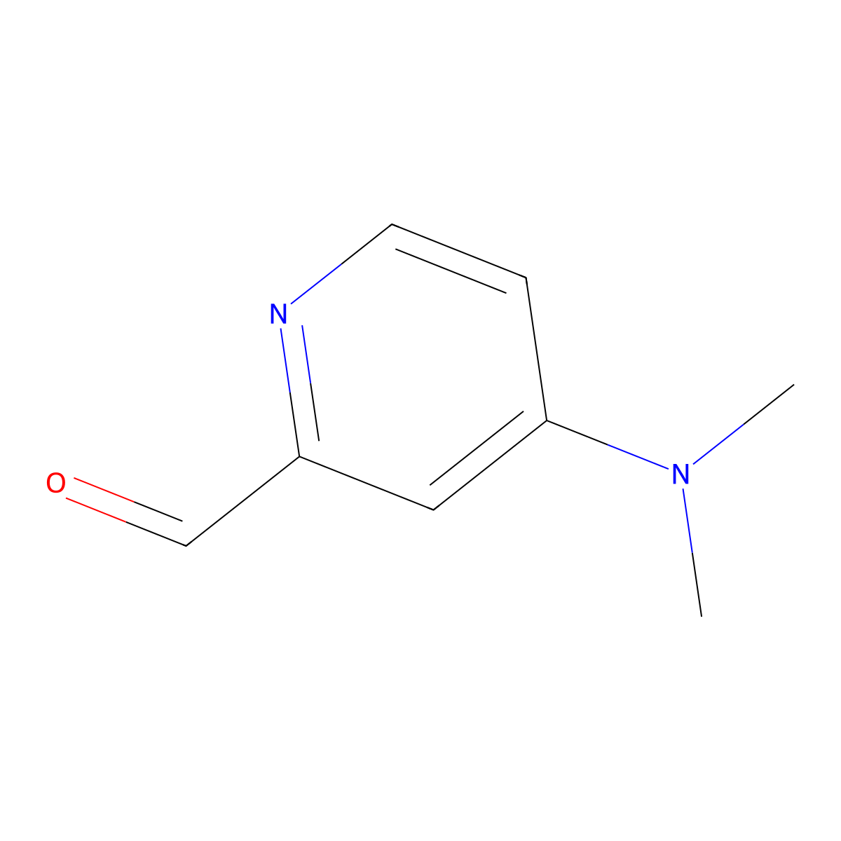 4-(Dimethylamino)picolinaldehyde molecular structure, CAS 59886-58-7